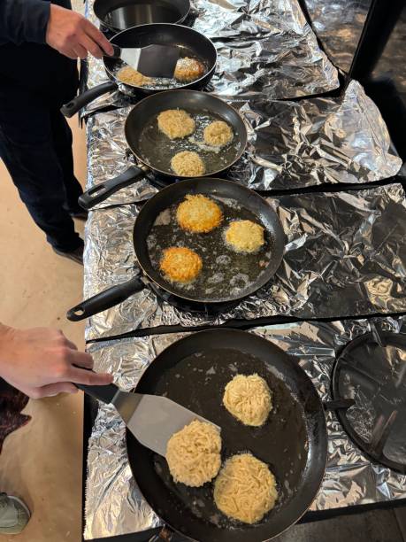 istock Cooking homemade latkes on stovetop 1829578683