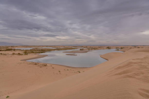 istock Gobi Desert of Inner Mongolia around Wuhai, China. 1829707698