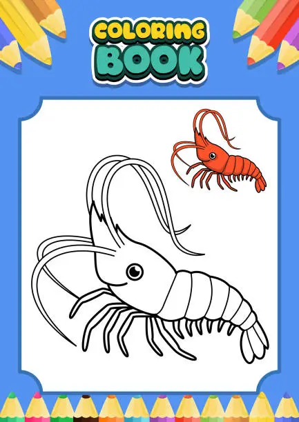 Vector illustration of animal coloring book