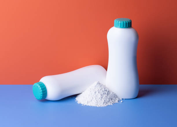 istock Skin care with talcum powder in container 1829744500