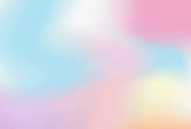 Vector illustration of Soft pastel colors gradient background