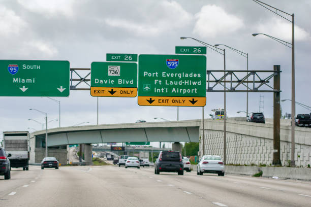 istock Port Everglades interstate traffic, Florida 1829916407