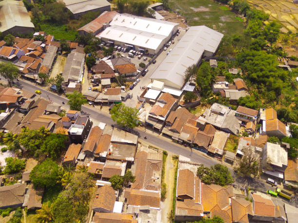 istock Food processing factory district in the Pendeuy area 1829950103