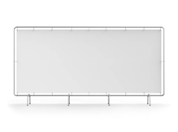istock Outdoor Vinyl Banner 3D Rendering on White Background 1829958070