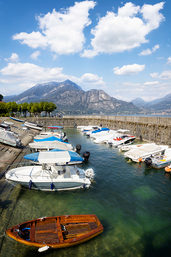 Holidays in Italy - Scenic view of marina in Bellagio at Como lake