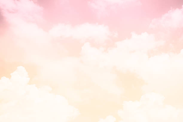 istock Pastel Sky Gradient Background Red Pink Cloud Beautiful Orange Yellow Peach Purple Bright Fantasy Minimal Platform Product Cosmetic Scene Summer Spring Morning Nature Dream Texture Abstract Two Tone. 1829958405
