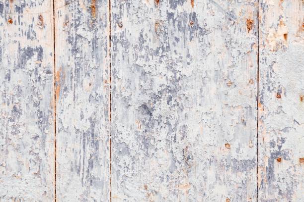 istock Wooden texture - white painted boards old background 1830067277