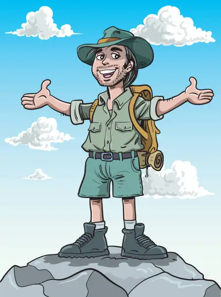 Vector illustration of Adventurer