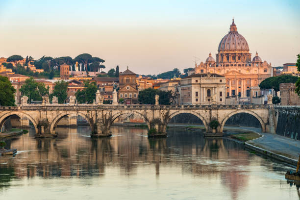 istock Rome at sunset, Italy. 1830076695