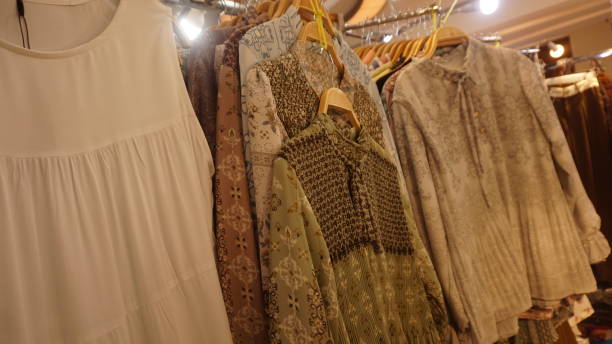 istock SATIN CLOTHES DISPLAY ON ONE MALL IN JAKARTA, INDONESIA 1830129106