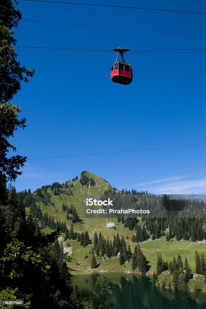 Stockhorn cable-car Stockhorn cable-car, Switzerland. Bern Canton Stock Photo