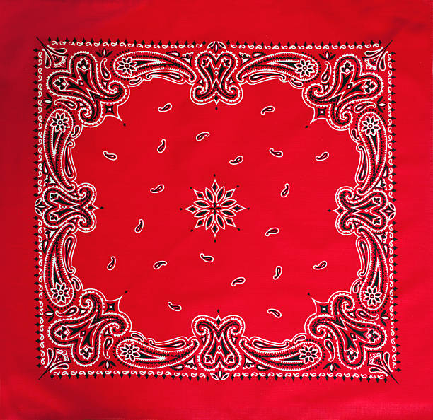 Close-up of red patterned bandana Close up of a red bandana...would make a great Western backgroundPlease see some similar pictures from my portfolio: bandana photos stock pictures, royalty-free photos & images