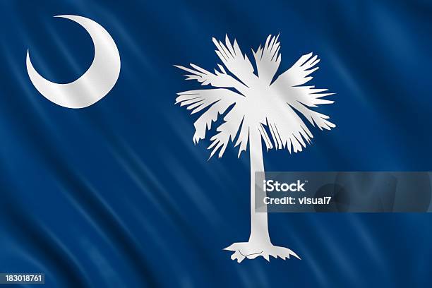 Foto de Bandeira Da Carolina Do Sul e mais fotos de stock de Bandeira - Bandeira, Carolina do Sul, EUA