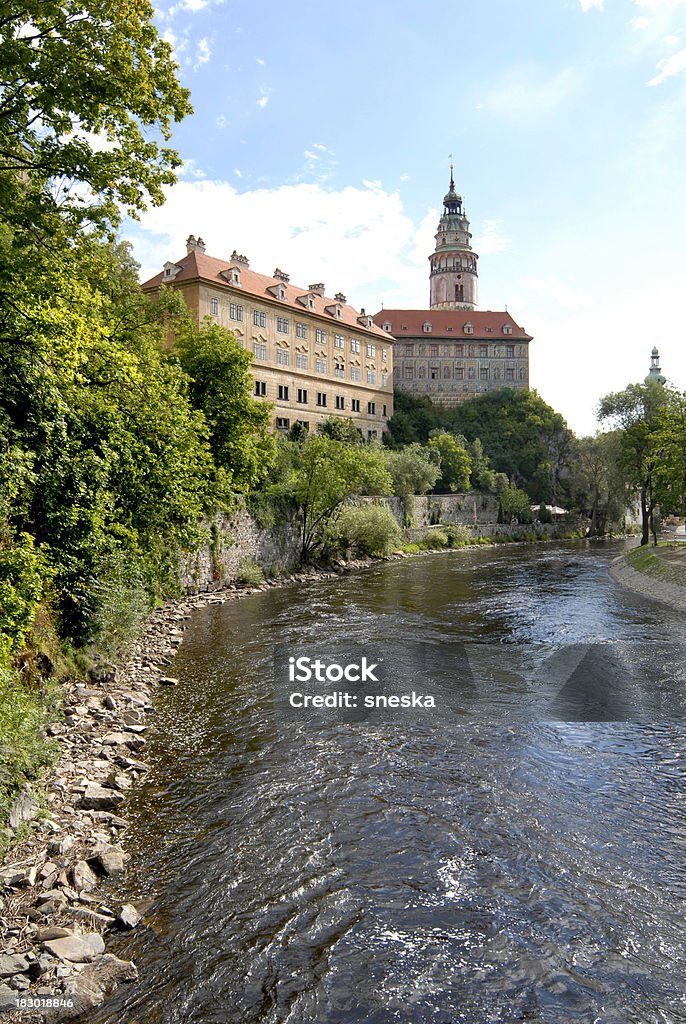 Velha Bohemian cidade de Cesky Krumlov - Foto de stock de Antigo royalty-free