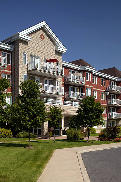istock Apartment or condo building 183018891