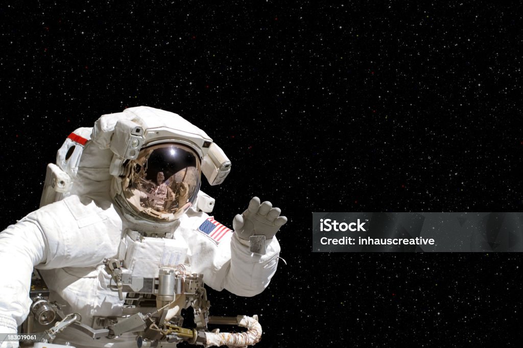 Astronaut In Space http://dieterspears.com/istock/links/button_space.jpg Astronaut Stock Photo