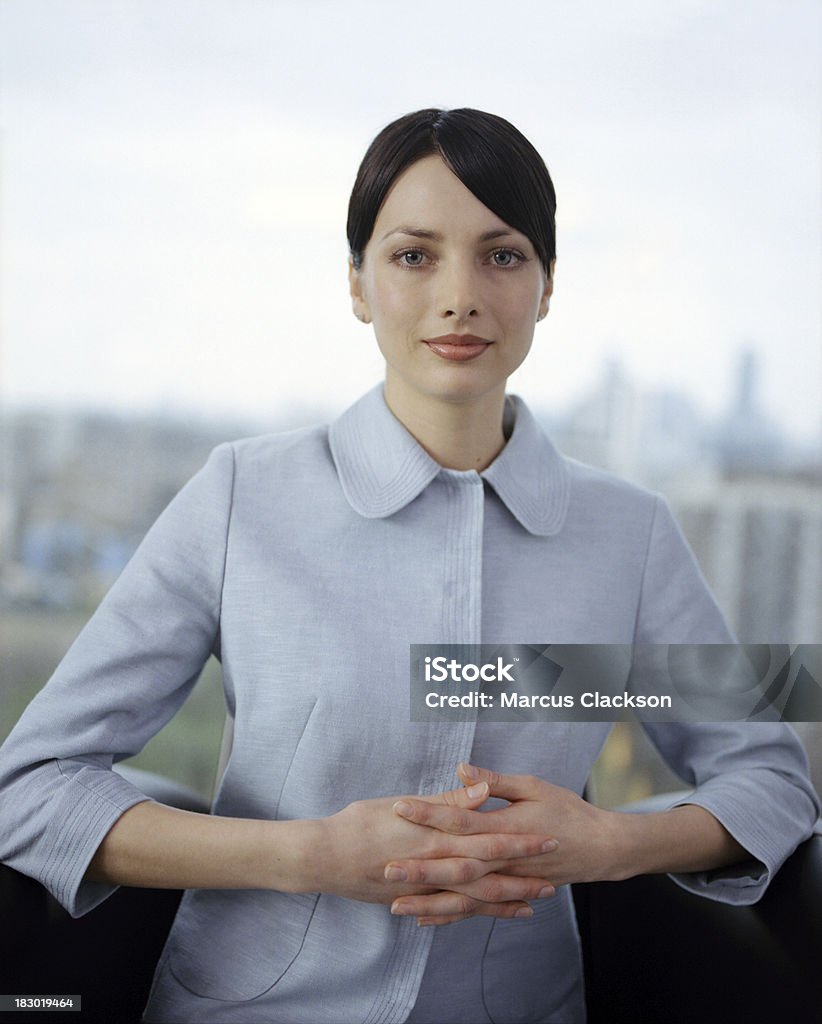 Joven mujer de negocios positivo - Foto de stock de Adulto libre de derechos