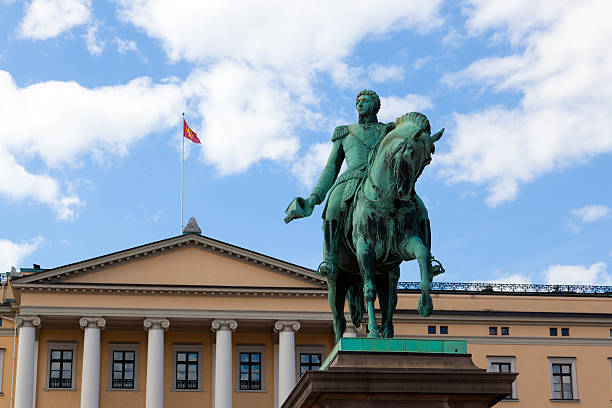 istock Oslo Royal Palace Karl III Johan Statue 183019479
