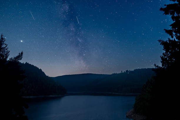 Free Stock Photo of A starry sky over a lake | Download Free Images and ...