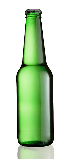 Cтоковое фото Зеленая Бутылка изолированные на белом