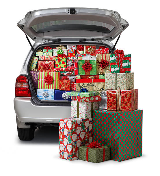 istock Christmas Presents in Car 183020300