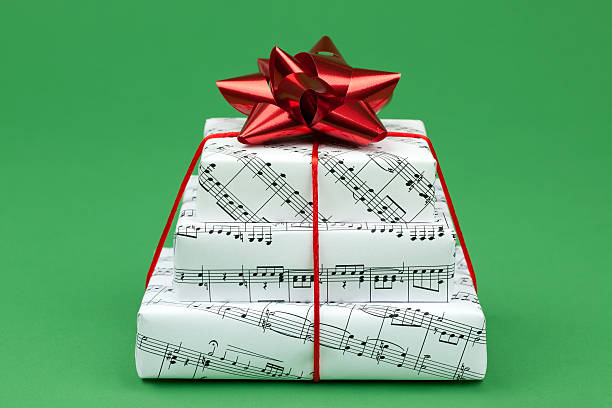 istock Musical Gifts on Green 183020521