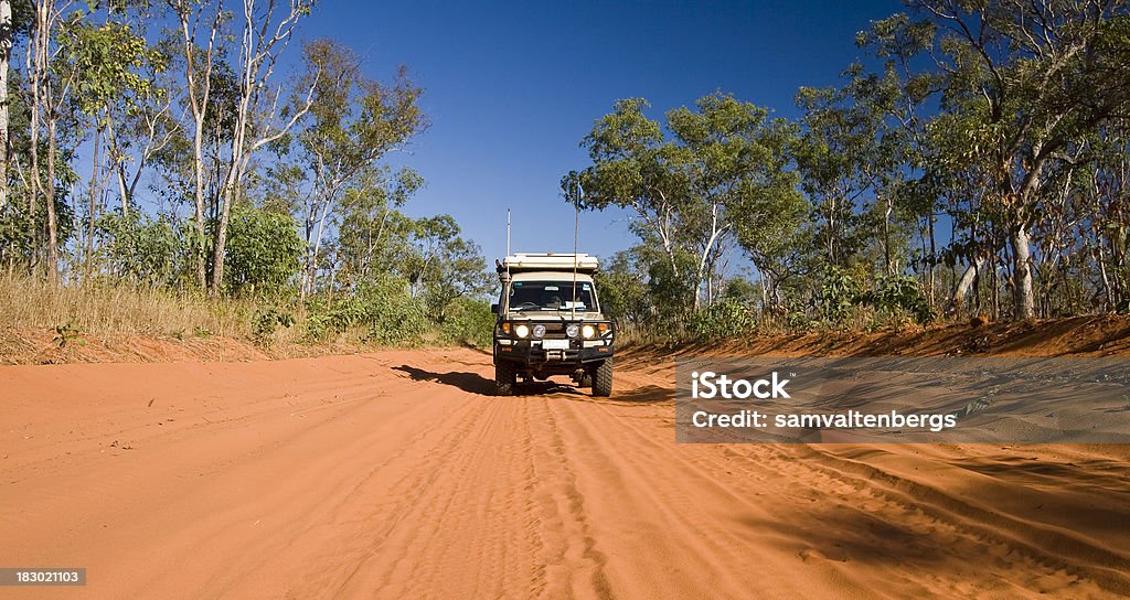 Outback Track Cruising the dirt roads on the Dampier Peninsula near Cape Leveque in northern Western Australia. Australia Stock Photo
