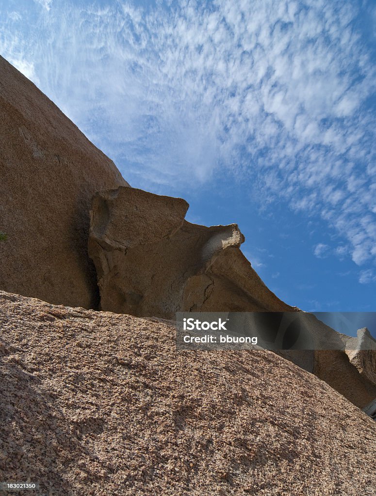 Granite rock and wonderful sky in Sardegna (Italy) check also my favourite photos (click on the link below)! Blue Stock Photo