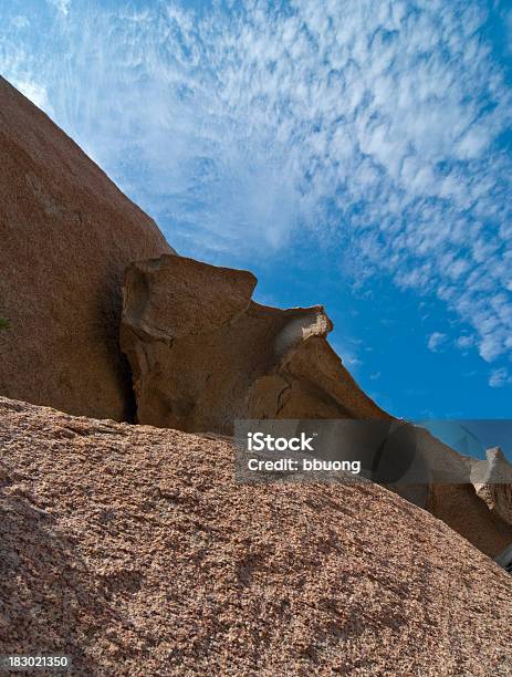 Granite Rock And Wonderful Sky In Sardegna Stock Photo - Download Image Now - Blue, Cloud - Sky, Cloudscape