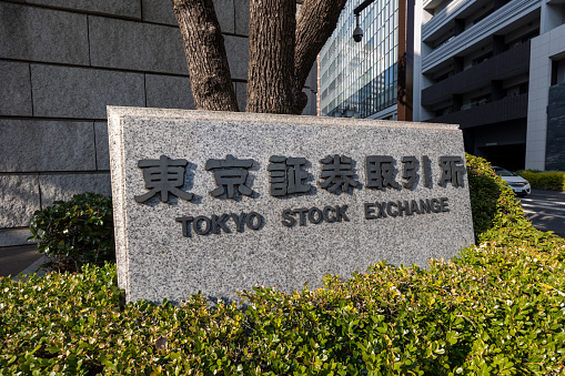 Tokyo, Japan - November 27, 2023 : Tokyo Stock Exchange in Tokyo, Japan.