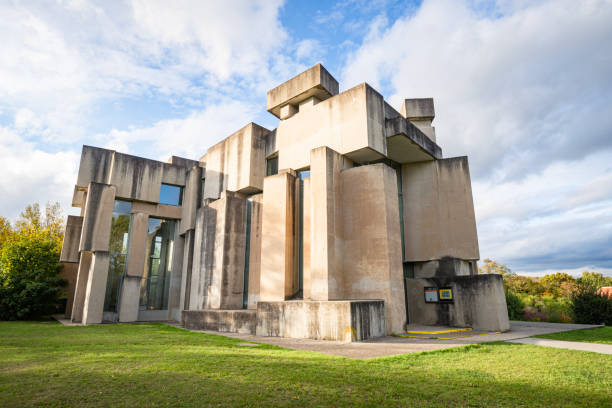 The Wotrubakirche (Wotruba Church) in Vienna, Austria - a concrete icon of brutalist architecture