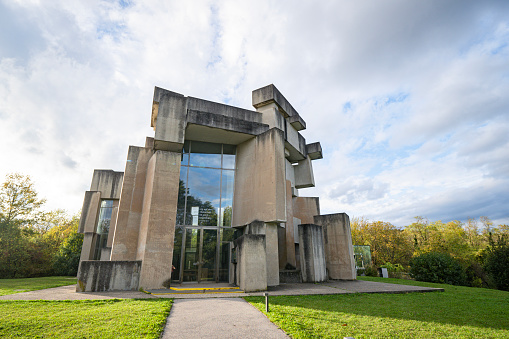 The Wotrubakirche (Wotruba Church) in Vienna, Austria - a concrete icon of brutalist architecture