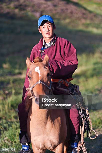 Mongolian Horseback Rider Stock Photo - Download Image Now - Horseback Riding, Independent Mongolia, Mongolian Culture