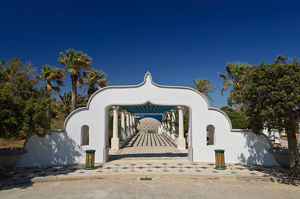 Kallithea Spa Complex entrance stock photo