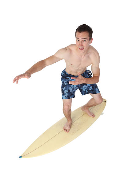 istock Portrait of a man surfing 183022229
