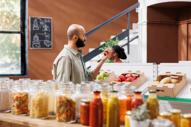 istock Male client admiring organic produce 1830227302