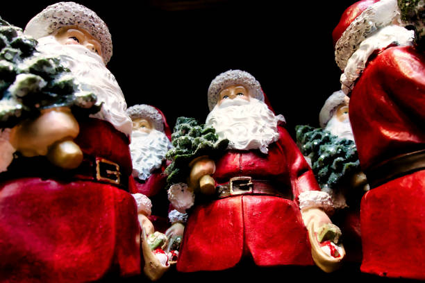 a setup for decoration purposes like xmas, close up image from the top
