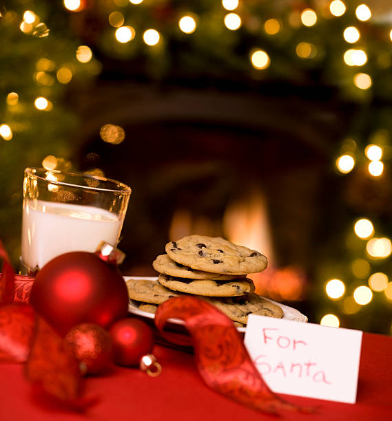 istock Cookies and Milk for Santa 183024508