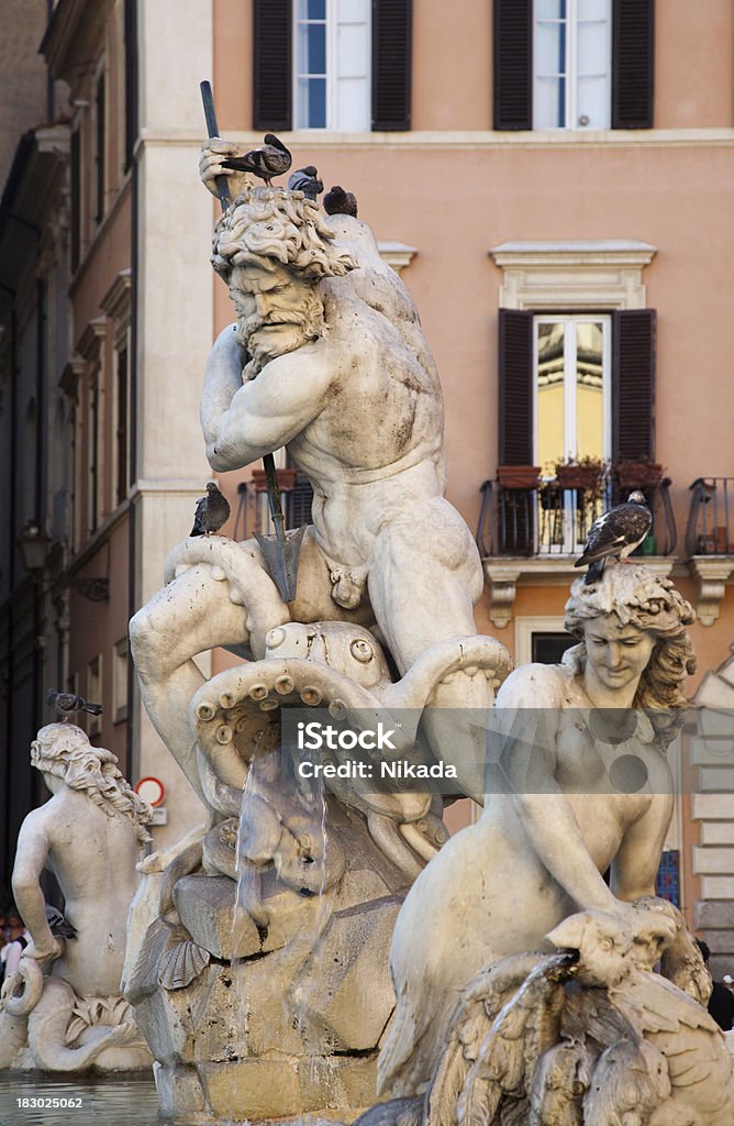 La Piazza Navona à Rome - Photo de Antique libre de droits