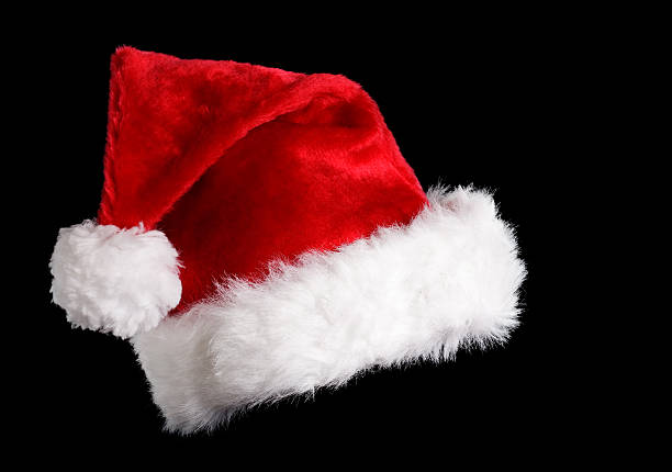 chapeau de santa - santa hat christmas hat headwear photos et images de collection