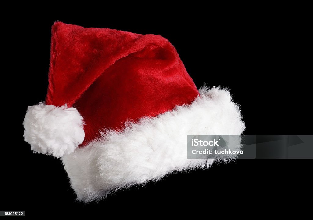 Santa's Hat - Foto de stock de Chapéu de Papai Noel royalty-free