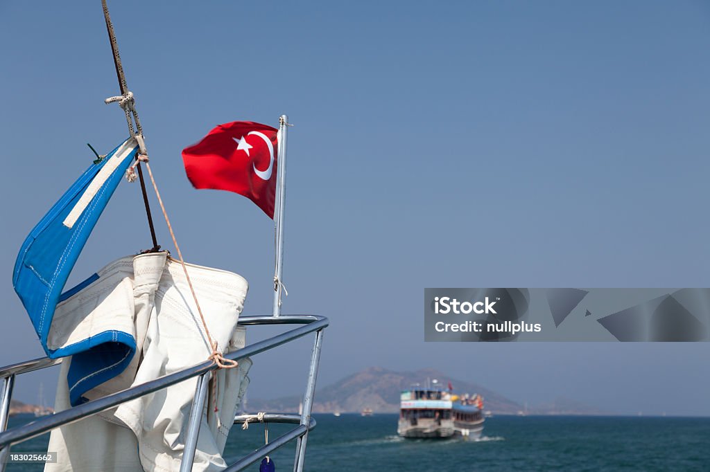 Viagem de barco - Foto de stock de Espaço para Texto royalty-free