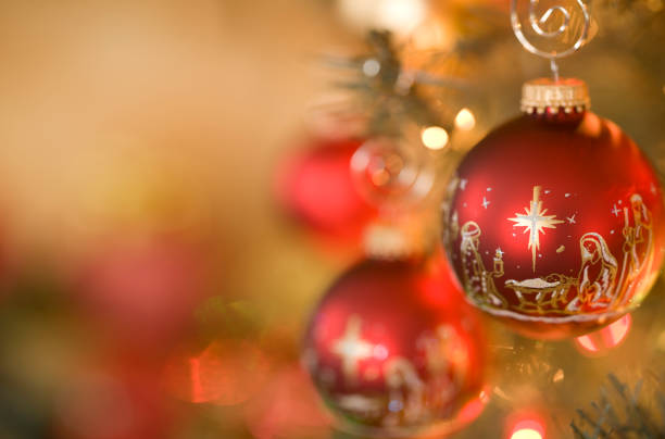 natividad navidad ornamentos - natividad fotografías e imágenes de stock