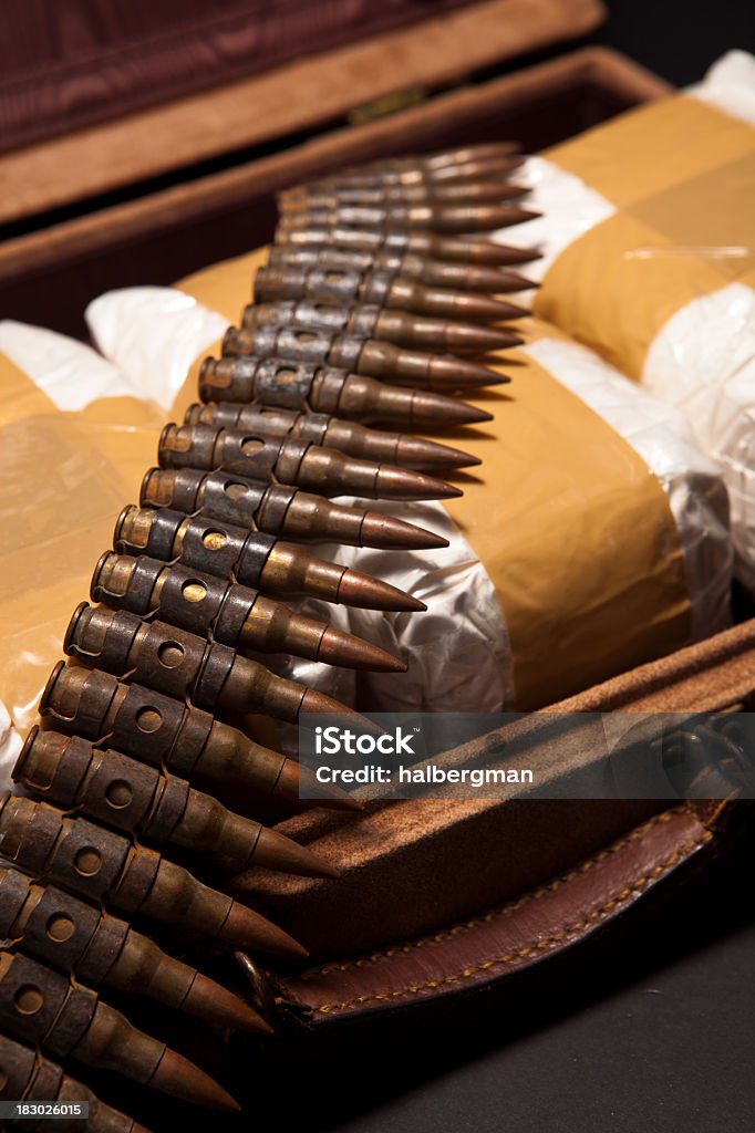 Guerra da droga-Cocaína - Royalty-free Armamento Foto de stock