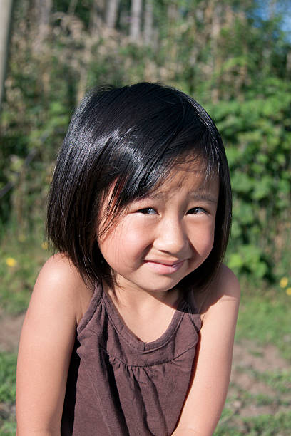 happy girl portrait