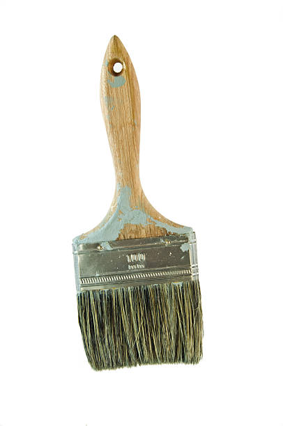 istock Paintbrush tainted with paint. 183026067