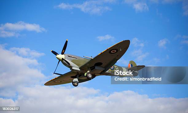Spitfire Stock Photo - Download Image Now - Fighter Plane, RAF, 1940-1949
