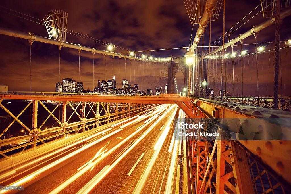 Most Brookliński NYC - Zbiór zdjęć royalty-free (Architektura)