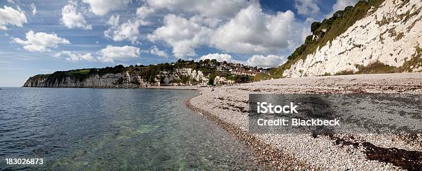 Beer On Devons Jurassic Coast Stock Photo - Download Image Now - Beach, Beauty, Beauty In Nature