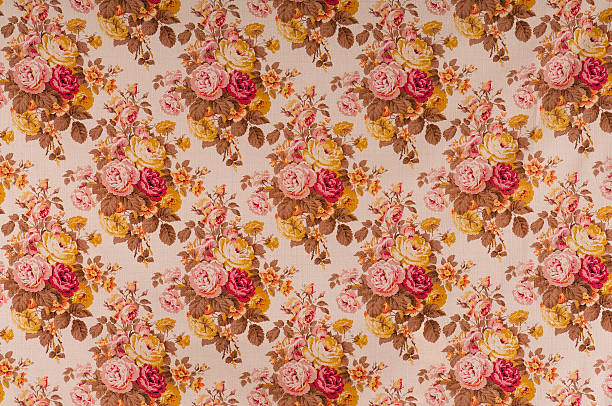 istock Queen Street Medium Antique Floral Fabric 183026917